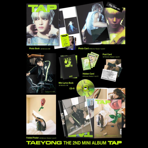 TAEYONG - TAP (Flip Zine Ver.) 2nd Mini Album TAEYONG - TAP (Flip Zine Ver.) 2nd Mini Album