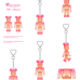 TWICE X BE@RBRICK Limited Edition 100%